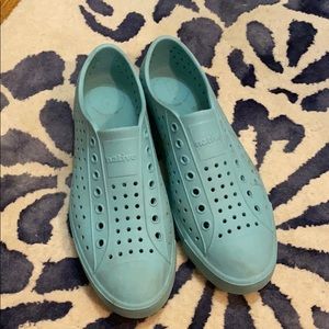 Native Mint Blue Shoes